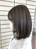 ベージュハイライトボブ☆