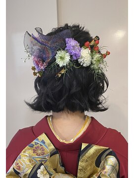 ミュウ(Private hair salon Miu) ハーフアップ