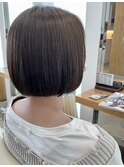小顔効果抜群コンパクトボブ