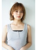 【Agu.hair】ゆるふわ切りっぱなしレイヤーボブ