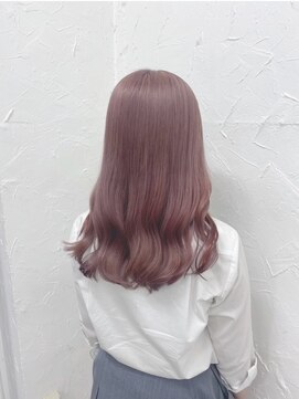 プライズ 表参道原宿店(prize) ピンクベージュクリアピンクイルミナカラー