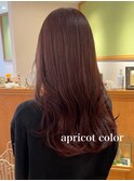 ★アプリコットカラー/ブリーチなし/暖色カラー/春カラー★