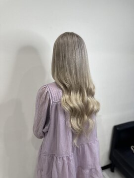 フロレゾンヘアデザインエクステ(floraison hair design exte) ハイトーン×プルエクステ