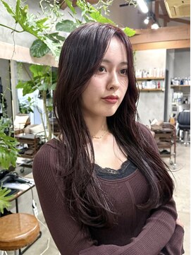 ウーフ(U-fu) 暖色系カラー/ピンクヘア/カシスカラー/ラベンダーカラー