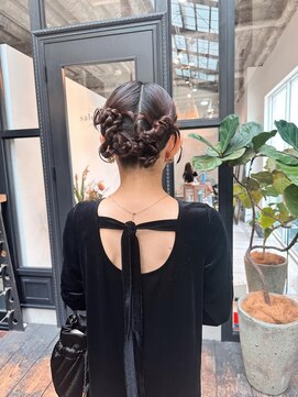 サロンドゥユウ(salon de yu) salon de yu/ 松原加奈#kana_arrange 結婚式　卒業式