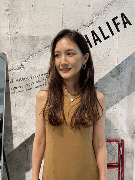 カリファ 田町(KHALIFA) ★メルティーカラー フェミニンロング 似合わせカット レイヤー