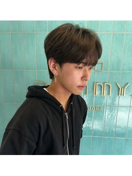 ロミー 本厚木(ROMMY.) センターパート/ニュアンスデザイン/グレー/エンドカラー