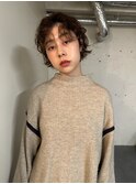 伸ばしかけショートショートウルフパーマ外国人風パーマ10代20代