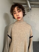 ノラギンザユー(NORA GINZA/U)&nbsp;伸ばしかけショートショートウルフパーマ外国人風パーマ10代20代