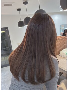 リリーオブザベイス(Lily of the Vase) シアグレージュ×縮毛矯正