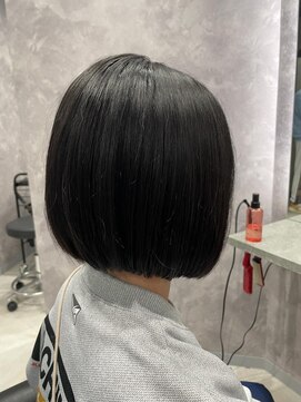 バディ 中野駅前店(BUDDY) 切りっぱなしショートボブ【中野美容室/新中野/東中野/高円寺】