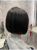 切りっぱなしショートボブ【中野美容室/新中野/東中野/高円寺】