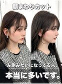 前髪顔まわり韓国ヘアレイヤーカットサイドバンク2wayバンク韓国