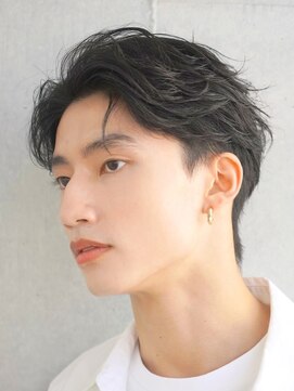 レタッチ バイ フィフス 銀座(RETOUCH by fifth) 銀座フェザーパーマメンズパーマ波巻きツイストスパイラルパーマ