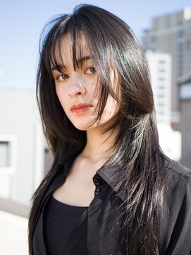 ロンプ(romp) ストレートが綺麗なハッシュカット/レイヤー/恵比寿romp藤巻ii