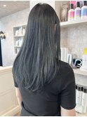 福山市美容室Caary20代30代大人気！！ブルーブラックカラー