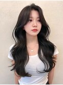 髪質改善 艶髪 愛され 韓国風 前髪カット 小顔 梅田