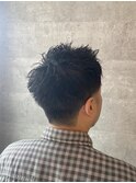 メンズピンパーマスタイル
