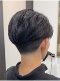 テーパーフェード センターパート