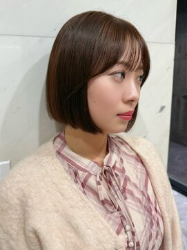 サイン 韓国ボブ 渋谷(SIGN) 韓国ボブレイヤーボブ渋谷タッセルボブお洒落なレイヤーカット