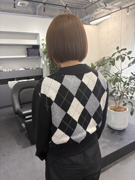 レイヴ(RAVE) 髪質改善ストレート×あごラインコンパクトボブ