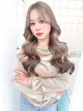 フウ(fuh) ミルクティーグレージュ/大人可愛い/ハイトーン/ベージュ