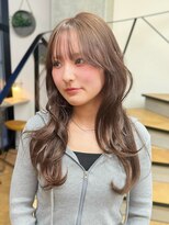 ミリ(mm)&nbsp;10代20代30代レイヤーカットくびれ巻き透明感カラー髪質改善仙台