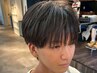 【髪質改善】メンズカット+前髪縮毛矯正 ￥14300 [船橋/メンズカット/MEN'S]
