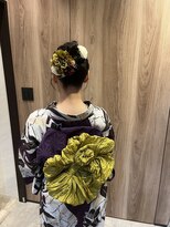 ソルビア ヘアセット(solvia)&nbsp;華やかルーズシニヨン × 浴衣ヘア