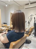 切りっぱなし×ツヤストレート　[髪質改善/エアンス]