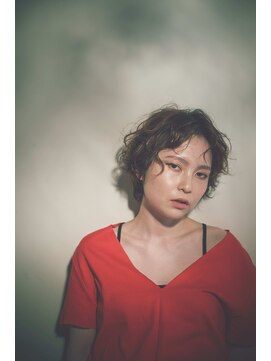 カッファ 東銀座(CUFFA) 【CUFFA】アッシュ無造作ハイライトラズベリー東銀座築地新富町