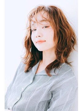 ヘアアンドデイスパ アグー(hair&dayspa AGU) 【横須賀中央　AGU】ミディアムゆるふわ質感