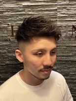 ヒロギンザ 青山店(HIRO GINZA)&nbsp;フェードカット×2ブロック×ジェットモヒカン＜理容室＞