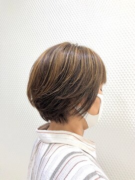 クオリス 上福岡店(QUALIS) 小顔/ショート/ハイライト/丸みショート/ショートボブ/40代50代