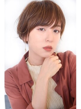 エールバイボヌール(Ere by Bonheur) ナチュラルハイライト/マッシュショート/まろみベージュ