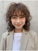 結んでも可愛い!アレンジの似合うスパイラルパーマ・・・HINATA