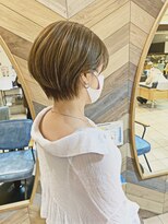 マーブルトウキョウネオリーブ(marbles tokyo neolive) 【MARBLES/三軒茶屋】大人可愛い小顔丸みショートボブ 似合わせ