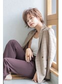【Totia梅田】大人スパイキーショート×カーキアッシュ
