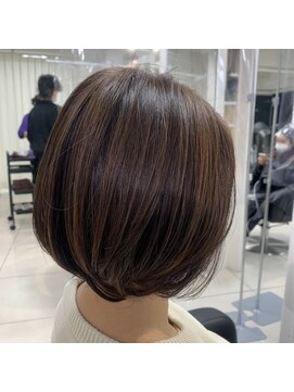 アッシュ 吉祥寺店(Ash) 脱白髪染めファイバープレックスハイライト＋イルミナカラー