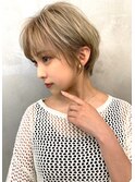 【Blanc】ショートカット_耳掛け_ボブ