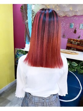 トーク 伊丹本店(TAL'KE) TAL'KE/バレイヤージュ×コーラルピンク_1001