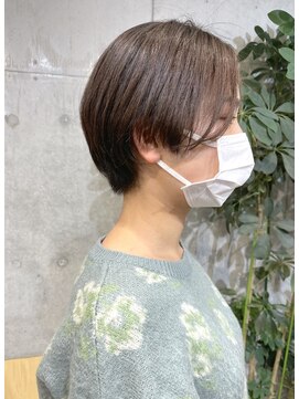 マノハル(MANOHARU) 多毛くせ毛さんバッサリナチュラルストレート　ハンサムショート