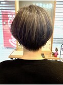 白髪ぼかしハイライトでイメチェン★グレージュ★似合わせカット