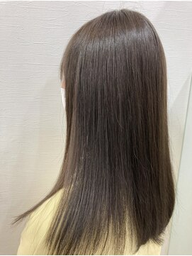 ルージュミュー(ROUGE mieux) グレージュ×ミディアム×髪質改善トリートメント【茗荷谷駅】