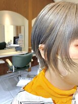 ネオリーブカフ 鶴ヶ峰店(Neolive caff)&nbsp;グラデーションカラー　グレージュｘペールブルー