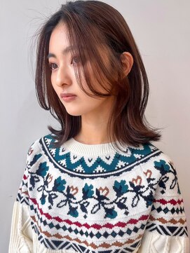 ラフ フロム ガーデン(Laf from GARDEN) こなれミディ/レイヤーカット/イメチェン/前髪カット/韓国風