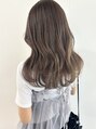 オー(OOO)&nbsp;1ブリーチでつくる透け感溢れるグレージュブラウン◯
