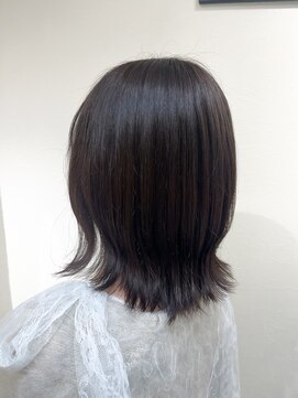 ヘアー ホスピタル ソアン(hair hospital soan) 暗髪  ×  ダークブラウン