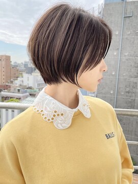 ロンドウル 熊本(Lond ulu) 大人可愛いショート／ベージュカラー／2way [熊本/上通/下通〕