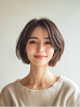 e.m.a プレミアムビューティーサロン 栄駅店(e.m.a PREMIUM BEAUTY SALON) 大人な丸みボブ